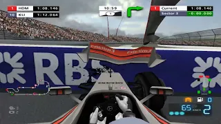 F1 2006 PS2 Career Mode (Hard) - S02 Indianapolis - Qualify