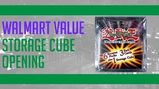 YU-GI-OH! Walmart Value Storage Cube Unboxing - 6 Booster Packs, 3 Foil Cards, 1 Storage Box