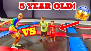 TRAMPOLINE PARK VS WORLDS BEST 5 YEAR OLD