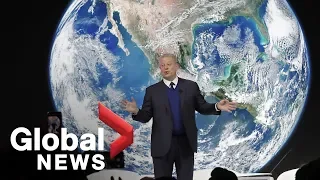 Al Gore's FULL climate change discussion at WEF