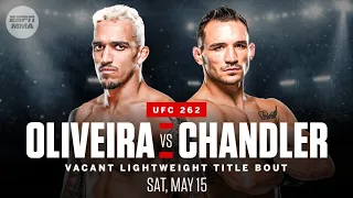 CHARLES OLIVEIRA VS MICHAEL CHANDLER FULL FIGHT UFC 262