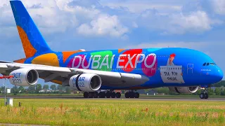 +20 Minutes Of BIG PLANES Landings Amsterdam Schiphol Airport B747, A350, A380, B777 & More!