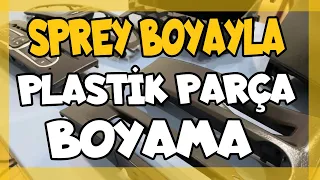 SPREY BOYA İLE  KONSOL BOYAMA / SADECE 75 TL / KENDİN YAP / TRİM BOYAMA