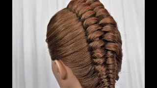 como hacer la trenza infinita recta paso a paso