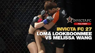 Full Fight | Muay Thai specialist Loma Lookboonmee takes on Melissa Wang | Invicta FC 27