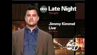 2003 ABC Bump: Late Night Jimmy Kimmel Live Promo - Aired November 2003