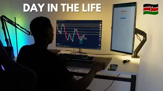 Day In The Life of A Professional Kenyan Forex Day Trader  / 6 Years Experience