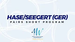 Hase/Seegert (GER) | Pairs SP | ISU World FS Championships 2022 | Montpellier | #WorldFigure