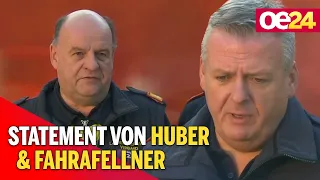 Dietmar Fahrafellner und Josef Huber über Waldbrand auf Rax