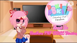||(REUPLOADED AND VERY OLD) DDLC React To Heathers - Candy but Monika   And Sayori Sings it||