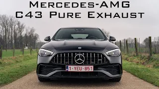 2023 Mercedes-AMG C43: Pure exhaust sound!