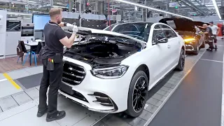 IMPRESSIVE Drone Tour of the Mercedes-Benz S-CLASS Production