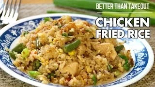Better than Takeout CHICKEN FRIED RICE - in 30 Minutes