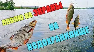 НАЛОВИЛ КРУПНЯКА!!! Первая рыбалка на экраны на водохранилище.