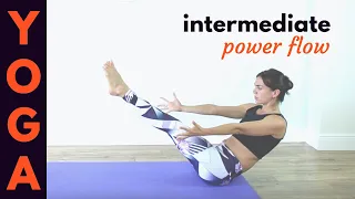 70 Min Power Yoga Workout » Intermediate Weight Loss Practice | Gayatri Yoga