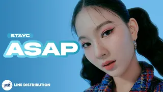 STAYC(스테이씨) - ASAP (Choreography Preview) Line Distribution + Color Coded