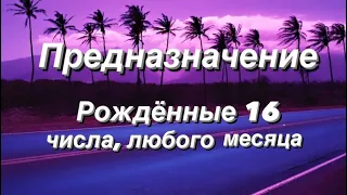 Предназначение. Реализация. Рожденные 16 числа