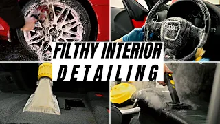 Interior Detailing This Nasty Audi A3 - Car Detailing