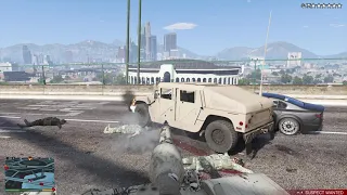 GTA 5 - Tank Rampage + Six Star Escape (RDE 3.1.1)