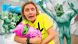 Saving BABY Pond Monster Eggs from being Captured (Time to Investigate, FACE REVEAL) GET THEM OUT!