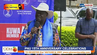 Crowd in TEARS as Raila narrates how he worked with KIBAKI when he was on his sickbed