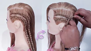 Trenzas laterales | Trenzas fáciles | La reina de las trenzas