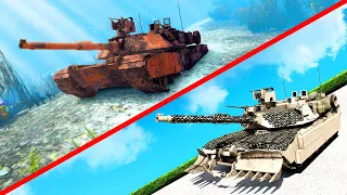 Repairing the SECRET ABANDONED TANK in GTA 5!