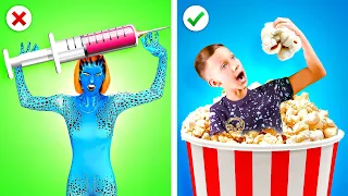 Superheroes Sneaking Candy Into The Movies!🍿 Funny Food Hacks and Ideas by Kaboom!