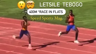 Letsile Tebogo (2024) easy 46.7 400m opener wearing *flats. 🤯🚨 200m: Bolt-like WR