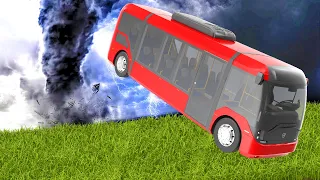 I DROVE My Bus Into a TORNADO And This Happened... (Bus World)