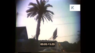 1970s POV driving Through Los Angeles, Sunset Strip