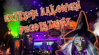 Checking Out EXTREME Halloween Decorations Outdoor | Halloween Decorations 2022