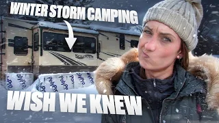 Living in an RV in the Winter: Does DIY RV Skirting ACTUALLY Work?