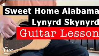 Lynyrd Skynyrd Sweet Home Alabama Guitar Lesson, Chords, and Tutorial