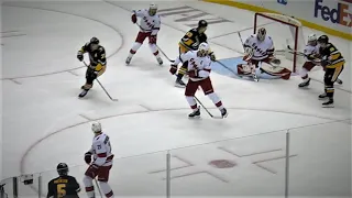 Danton Heinen in Front Redirects This Down And Through The Wickets For The 2-0 Penguins Lead