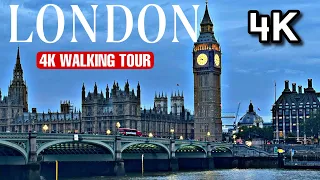 LONDON 4K Walking Tour (UK) - [4K Ultra HD/60fps]