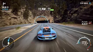 Need For Speed Payback - LV399 Fully Upgraded Porsche 918 Spyder [Race Spec] Performance & Gameplay