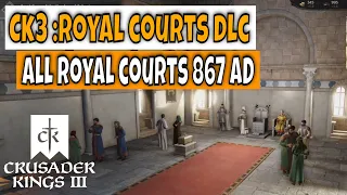 Crusader Kings 3 Royal Court - All Royal Courts 867 AD (All Artifacts)