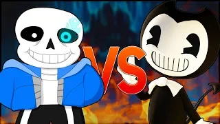 САНС АНДЕРТЕЙЛ VS БЕНДИ И ЧЕРНИЛЬНАЯ МАШИНА | СУПЕР РЭП БИТВА | Sans Undertale ПРОТИВ Bendy Song