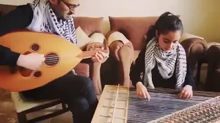 Palestina, Gaza:  Bella Ciao/Reema Alhabbash from Gaza playing Bella Ciao, 2020