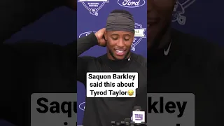 Saquon Barkley said this about Tyrod Taylor 😂 #tyrodtaylor #saquonbarkley #nflnews #nfl #nflshorts