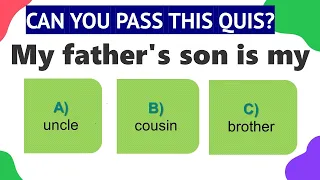 Family Vocabulary Quiz: CAN YOU PASS THIS QUIZ? #12