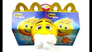 DO NOT ORDER THE EMOJI MOVIE HAPPY MEAL TOYS McDONALD'S BOOKS WHAT'S INSIDE GENE PLUSH CUTTING OPEN