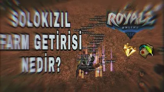 Royale 2 Online Solo kızıl Metin Farmı! Yeni Zehirimiz??