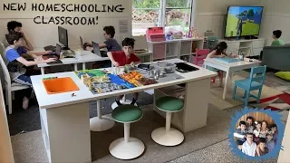 *NEW CLASSROOM AT HOME* for HOMESCHOOLING our 6 KIDS
