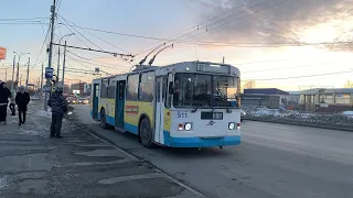 Поездка на одном из самых крутых троликов Екб!! ЗИУ-682Г [ГОО] 511 , Маршрут 32