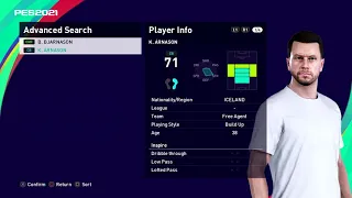 All / Todas Faces - Free Agent - Efootball PES 2021 - Part 1