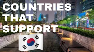 🇰🇷 Top 10 Countries that Support South Korea | Includes USA Japan & China | Yellowstats 🇰🇷