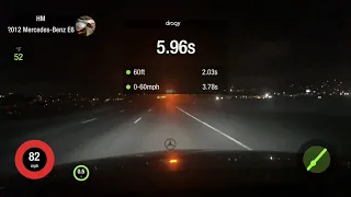 2012 E63 AMG Dragy 1/4 mile run