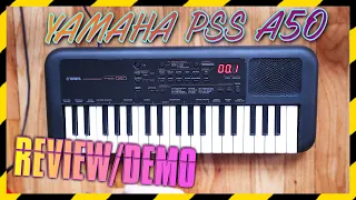 Yamaha PSS-A50 (Review/Demo) PIANO, ORGAN, GUITAR, LOOPING, LAYOUT